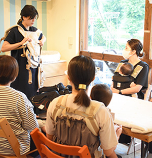 エルゴベビー講習会の様子