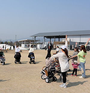 バギーヨガの様子