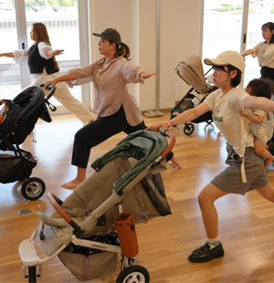 バギーヨガの様子