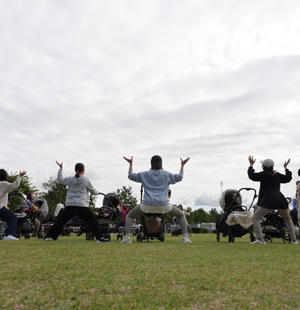 バギーヨガの様子②